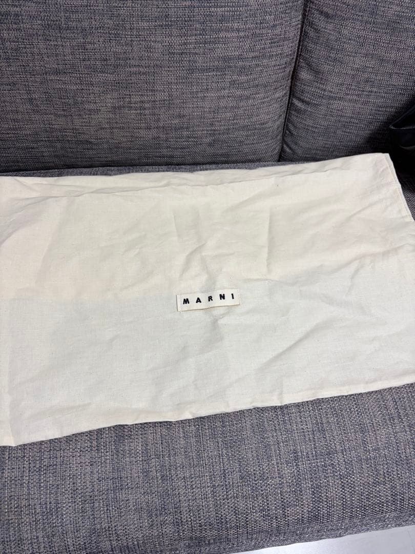 MARNI トートバッグ 黒 レザー