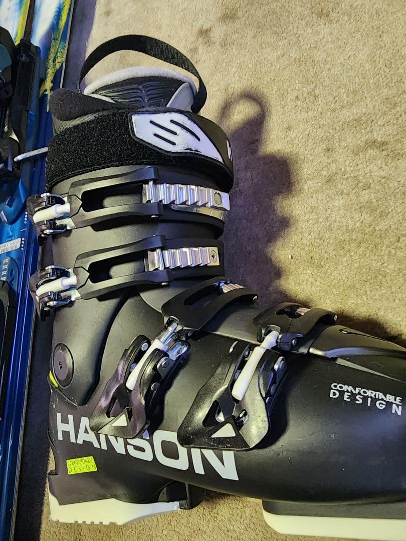 salomonカービング165☆ブーツ25～25.5☆ストック120　セット