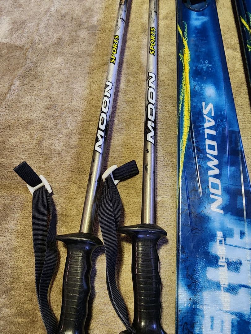 salomonカービング165☆ブーツ25～25.5☆ストック120　セット