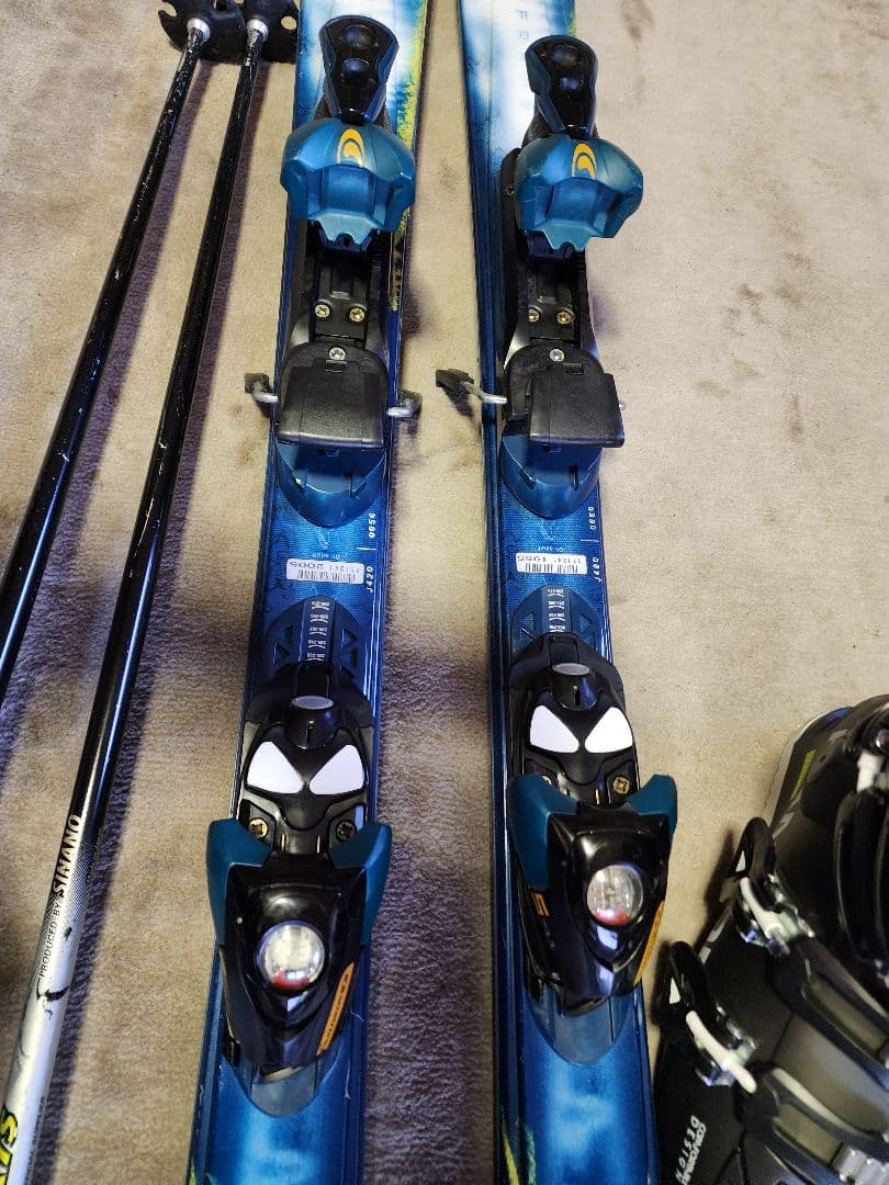 salomonカービング165☆ブーツ25～25.5☆ストック120　セット