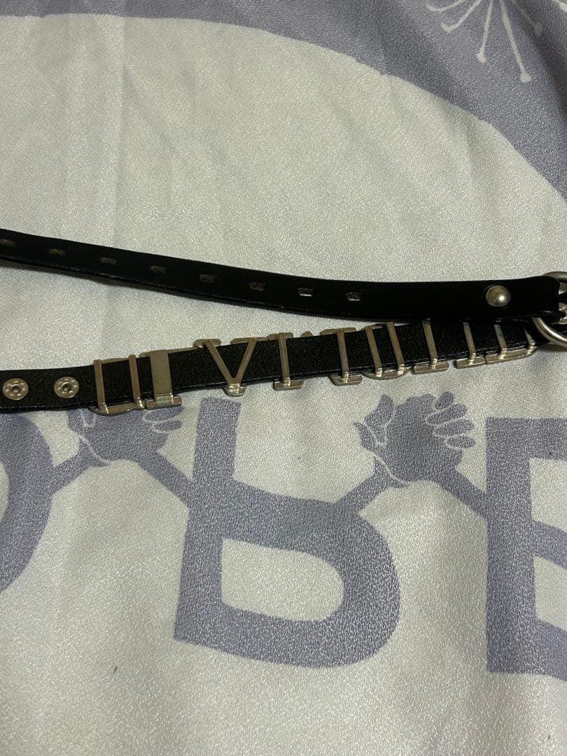 ヒステリックグラマー　スタッズベルト　ロゴタイトベルト