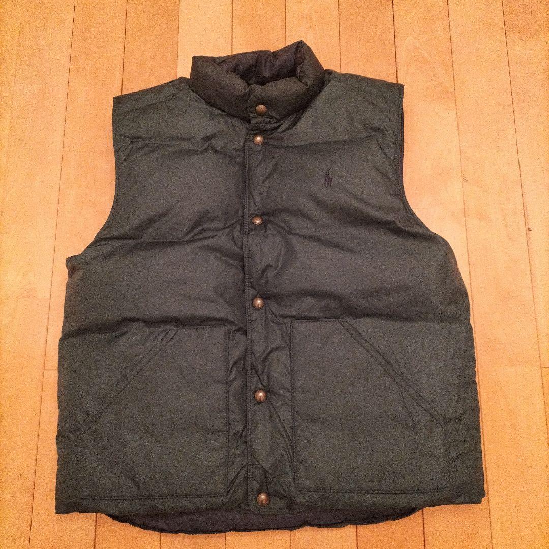 S*o様 Polo Ralph Lauren ネイビー×グリーン ダウンベスト
