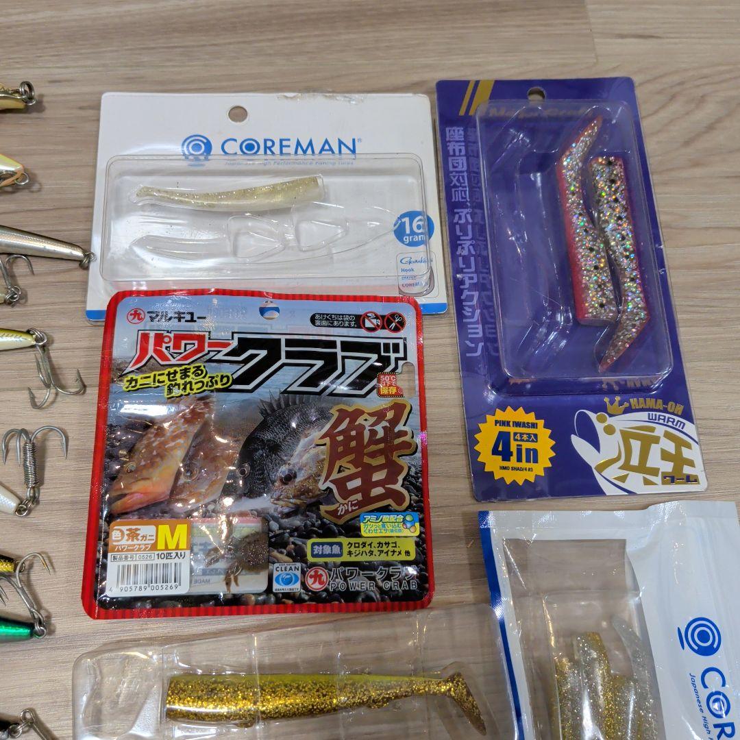 釣り用タックルボックス シーバス用ルアー70個超セット まとめ売り