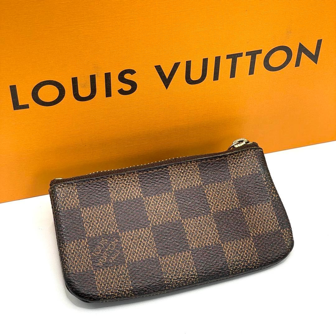 LOUIS VUITTON ダミエ ポシェット クレ キーリング付 パース