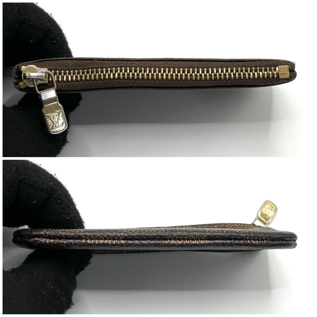 LOUIS VUITTON ダミエ ポシェット クレ キーリング付 パース