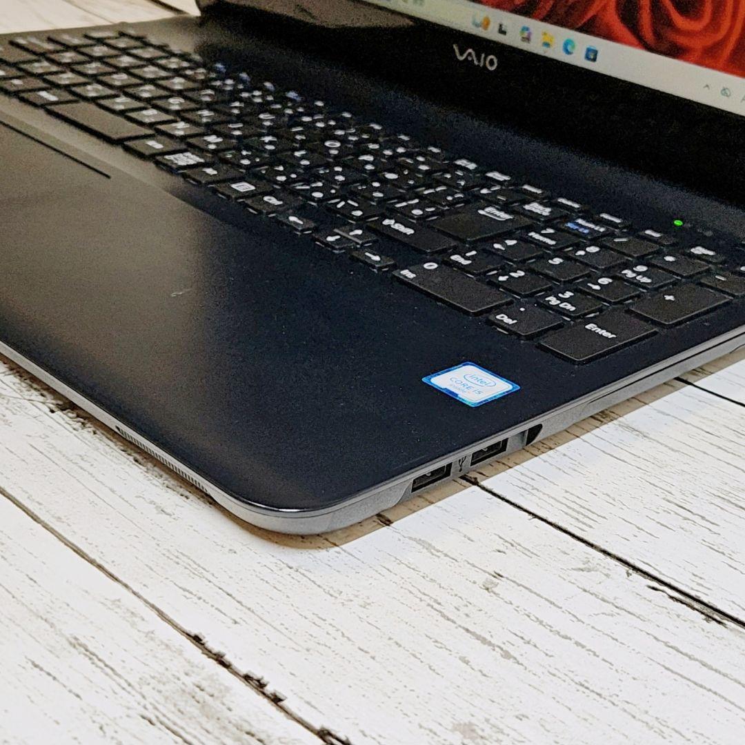 普段使いに♪VAIO ノートパソコン i5 SSD カメラ テンキー DVD