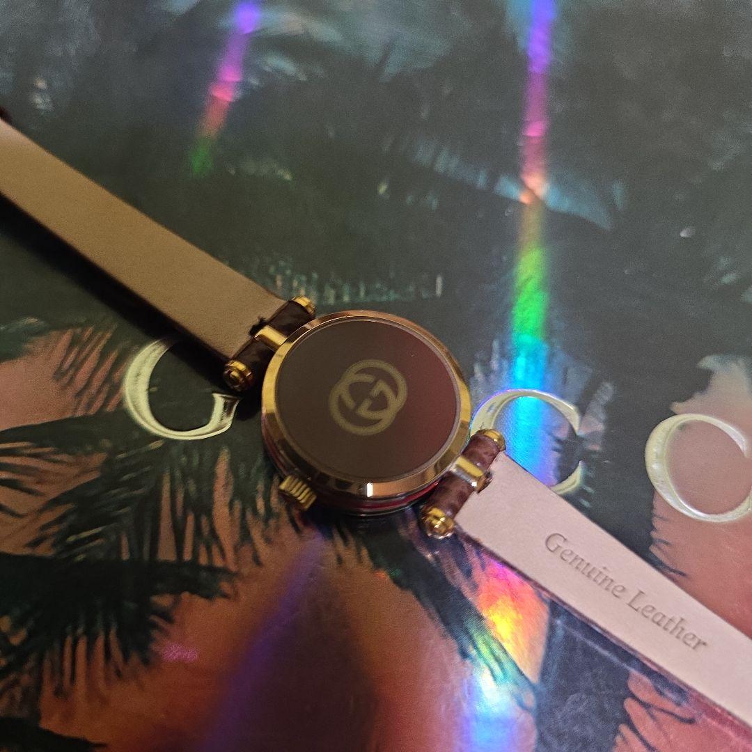 ⭐【美品レア】グッチヴィンテージシェリーラインホワイトフェイス腕時計(稼働品)