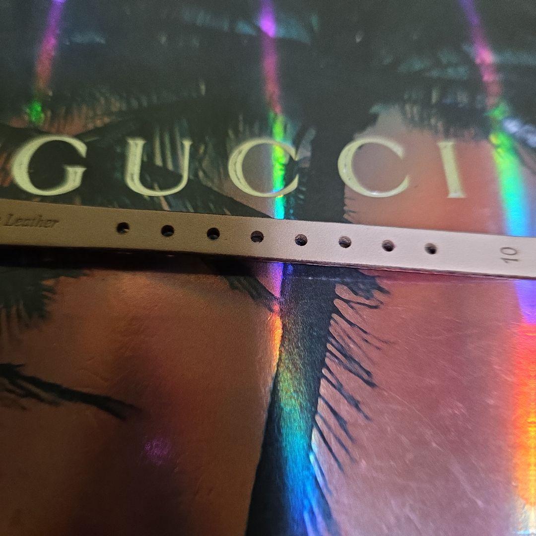 ⭐【美品レア】グッチヴィンテージシェリーラインホワイトフェイス腕時計(稼働品)