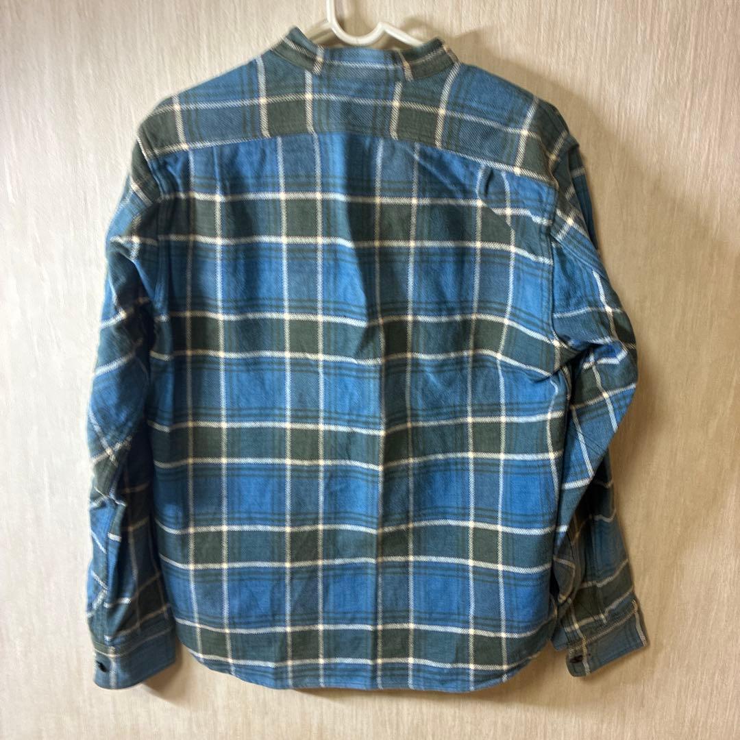 A Bathing Ape 長袖ネルシャツ 青系チェック