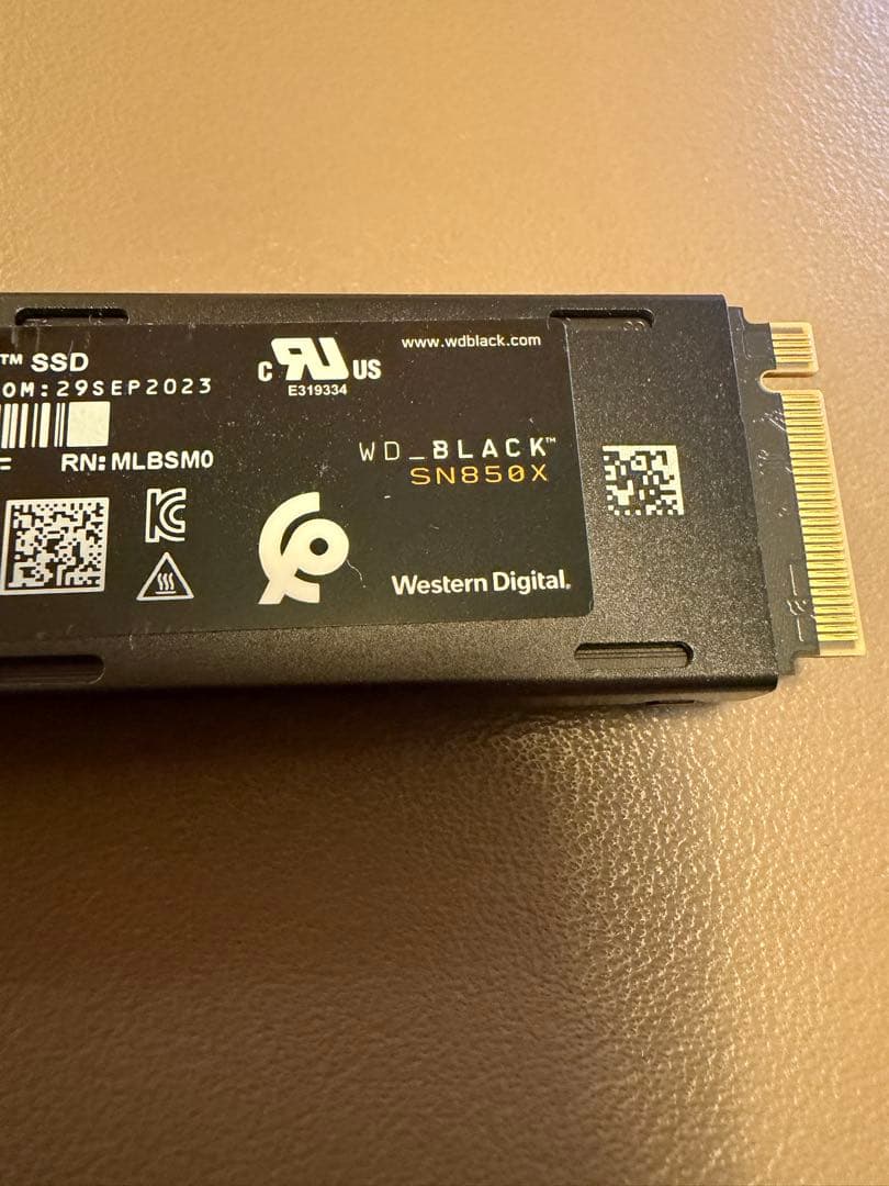 WD_BLACK™ SN850X NVMe ™ SSD 2TB ヒートシンク付き