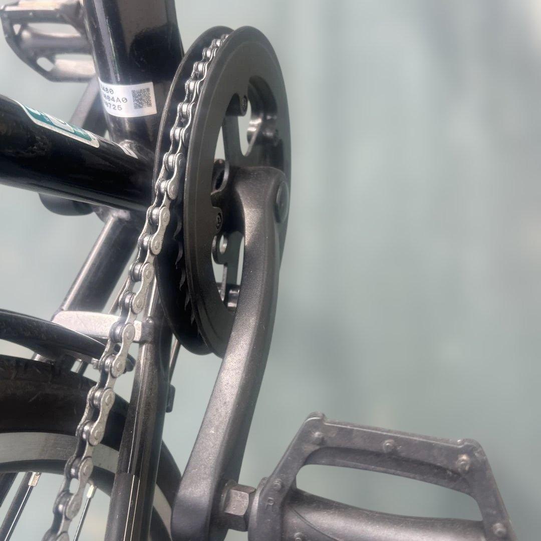 ブリヂストン クロスバイク 内装7段 ダイナモ 黒 27型