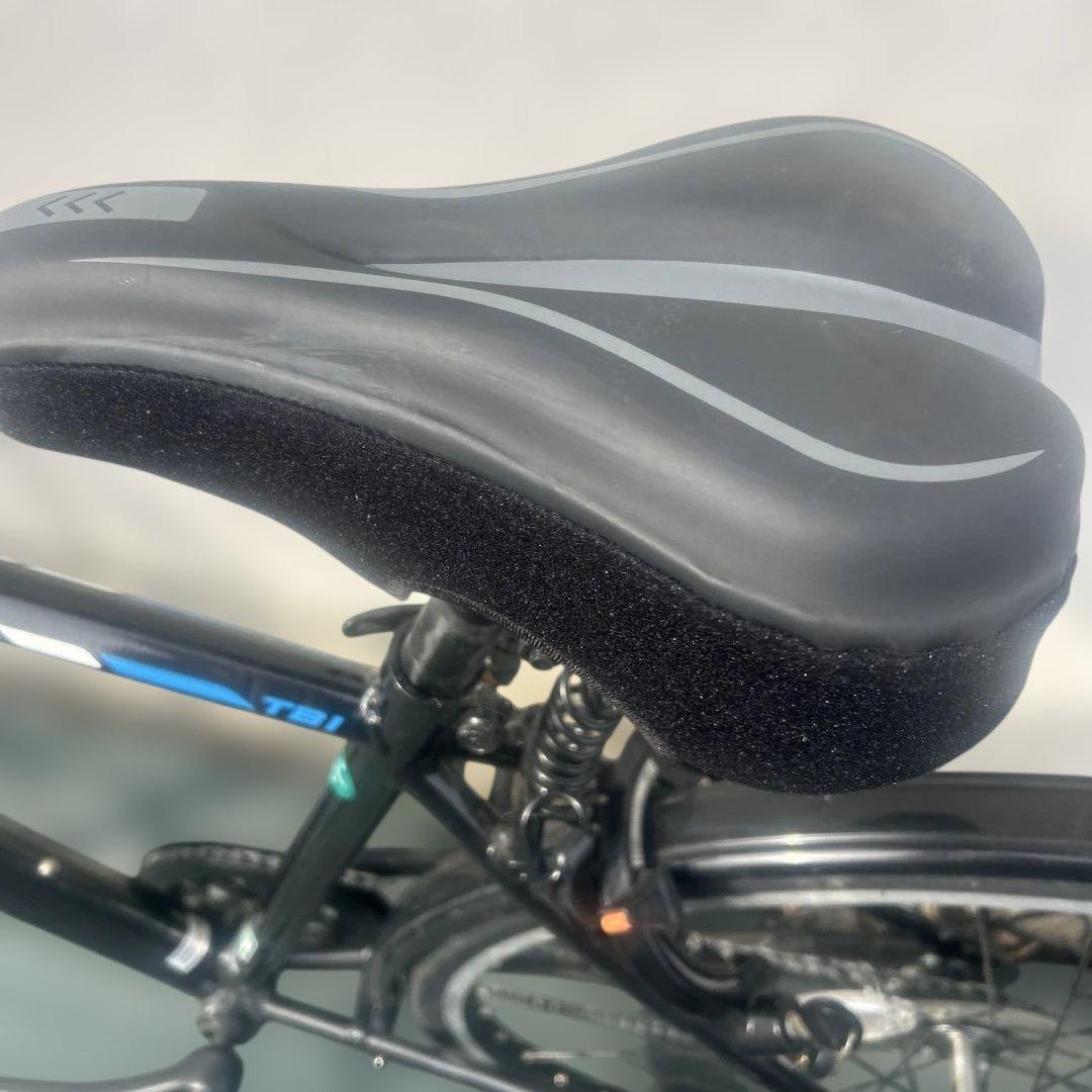 ブリヂストン クロスバイク 内装7段 ダイナモ 黒 27型