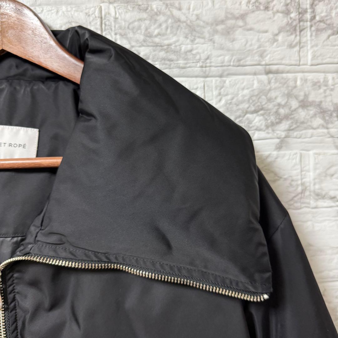 ADAM ET ROPÉ【ALLIED】ショートパファージャケット／ダウン　黒