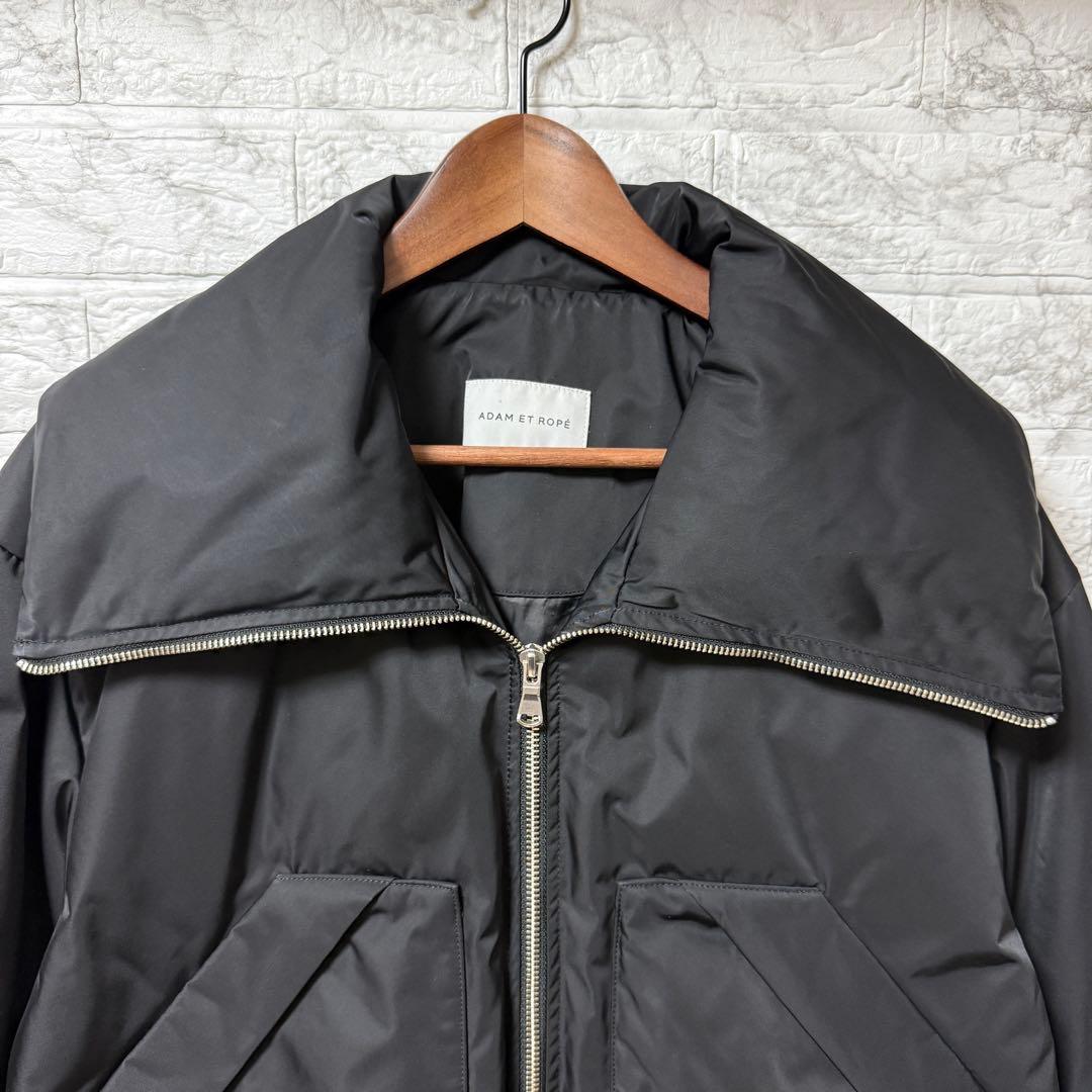 ADAM ET ROPÉ【ALLIED】ショートパファージャケット／ダウン　黒
