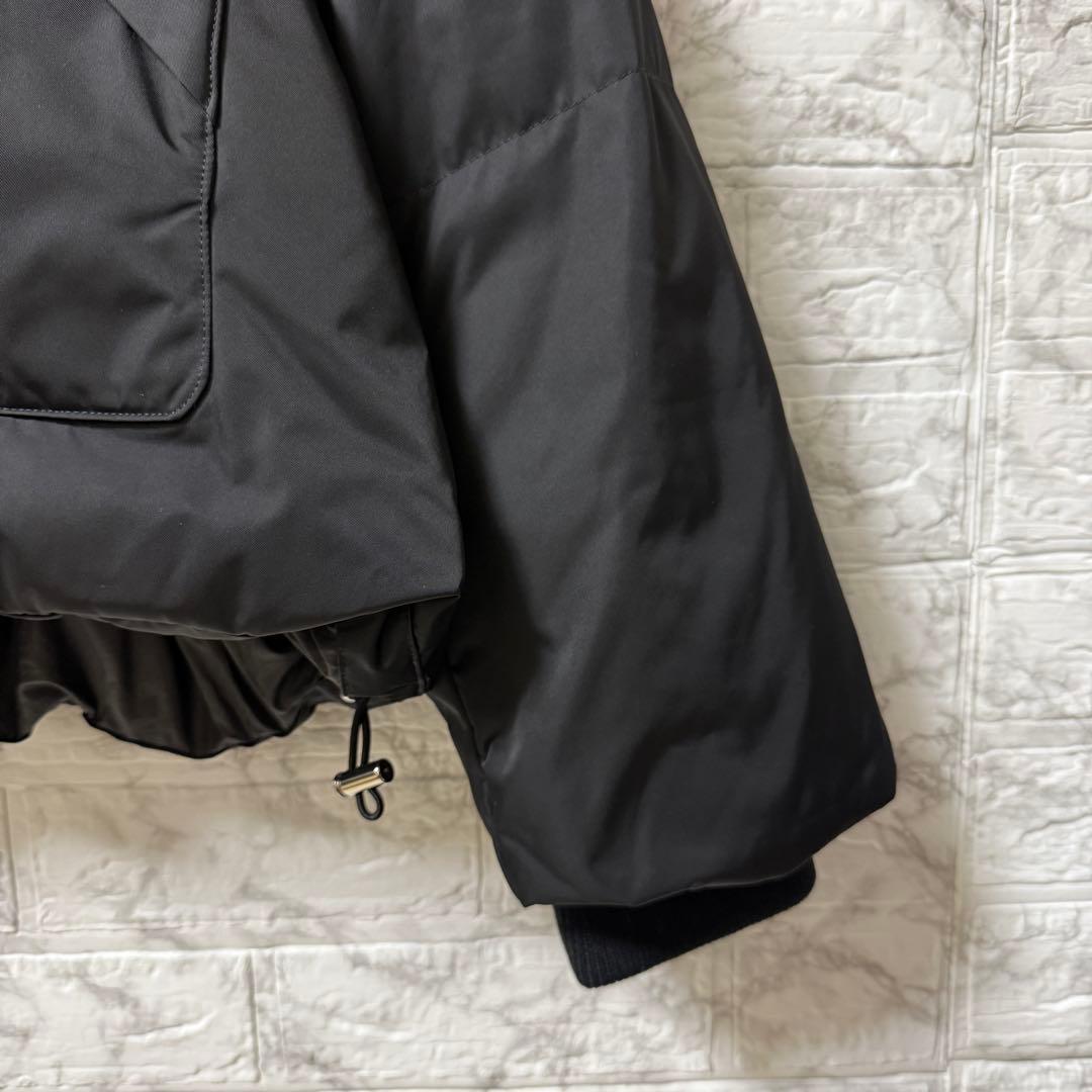 ADAM ET ROPÉ【ALLIED】ショートパファージャケット／ダウン　黒