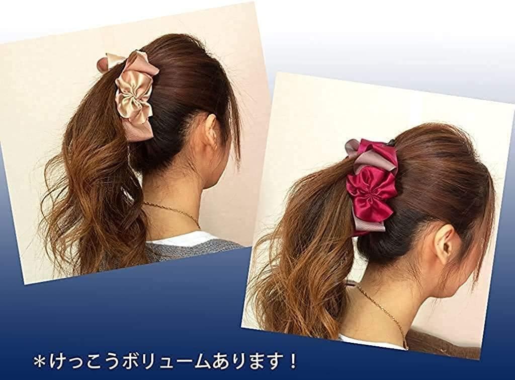 ビッグバナナクリップ エレガンスフラワーモチーフ　AN 20251002