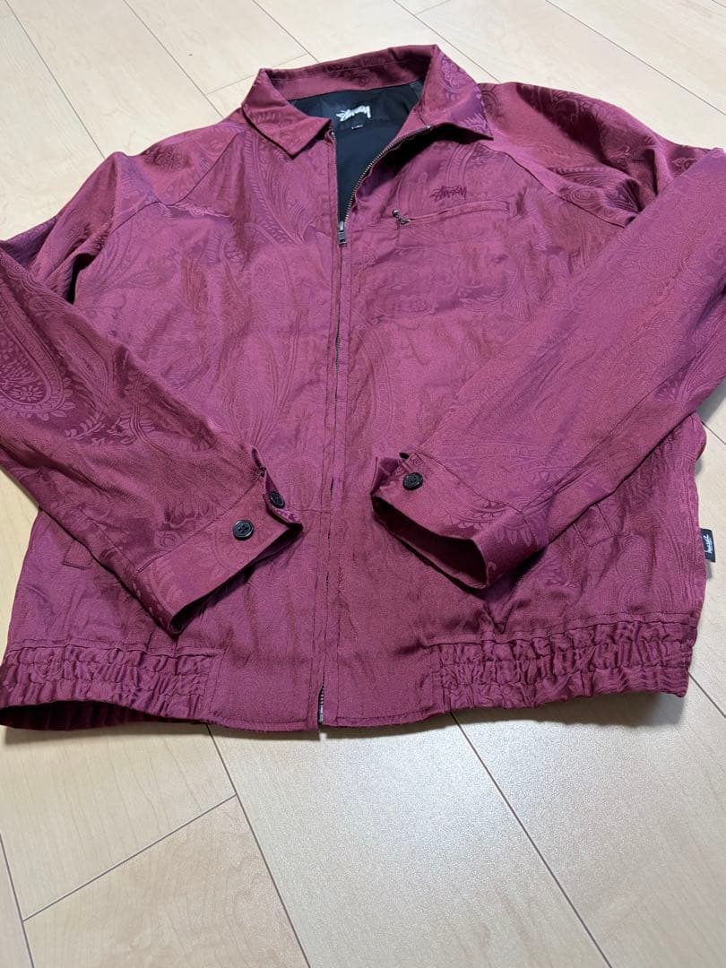 スチューシー ジャンパー 美品 ボルドー L
