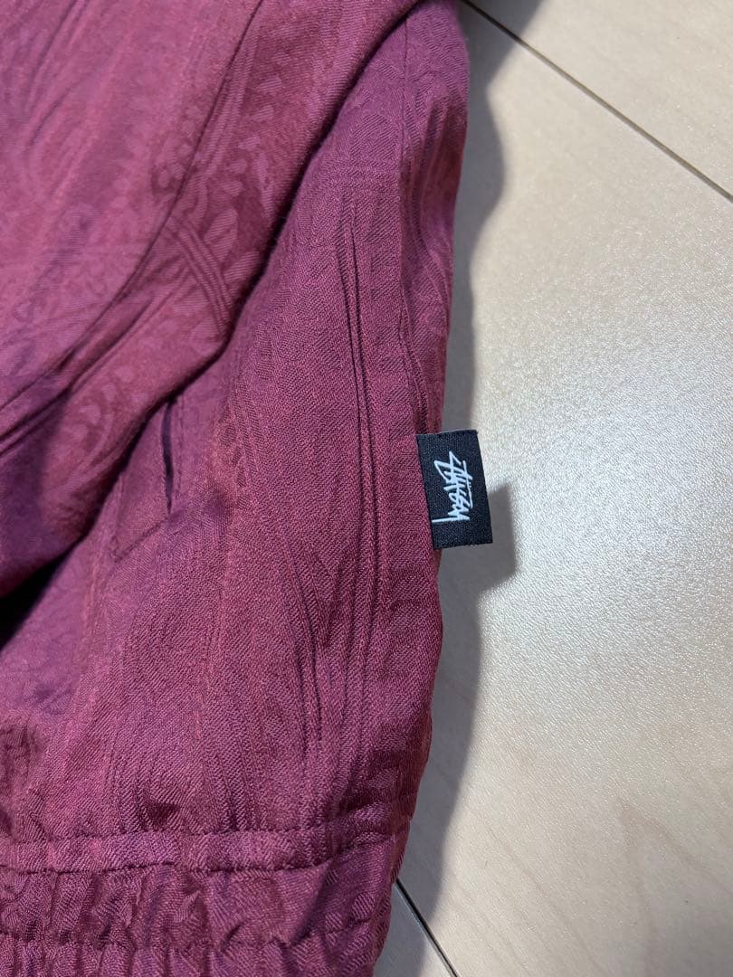 スチューシー ジャンパー 美品 ボルドー L