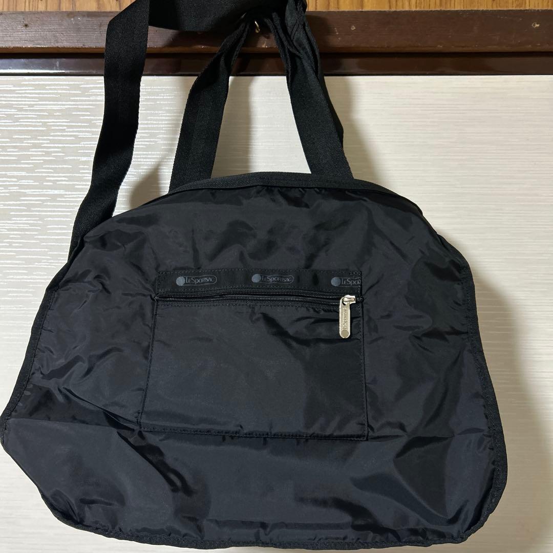 【美品】レスポートサック　3way ショルダーバッグ　キャリーオン　　ブラック