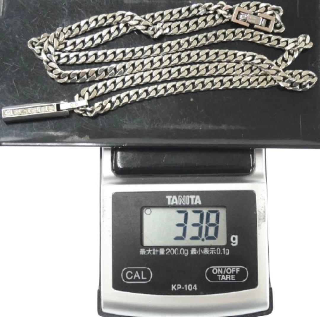 喜平 ネックレス Silvk+32 ゲルマニウム ダイヤモンド K ゴールド