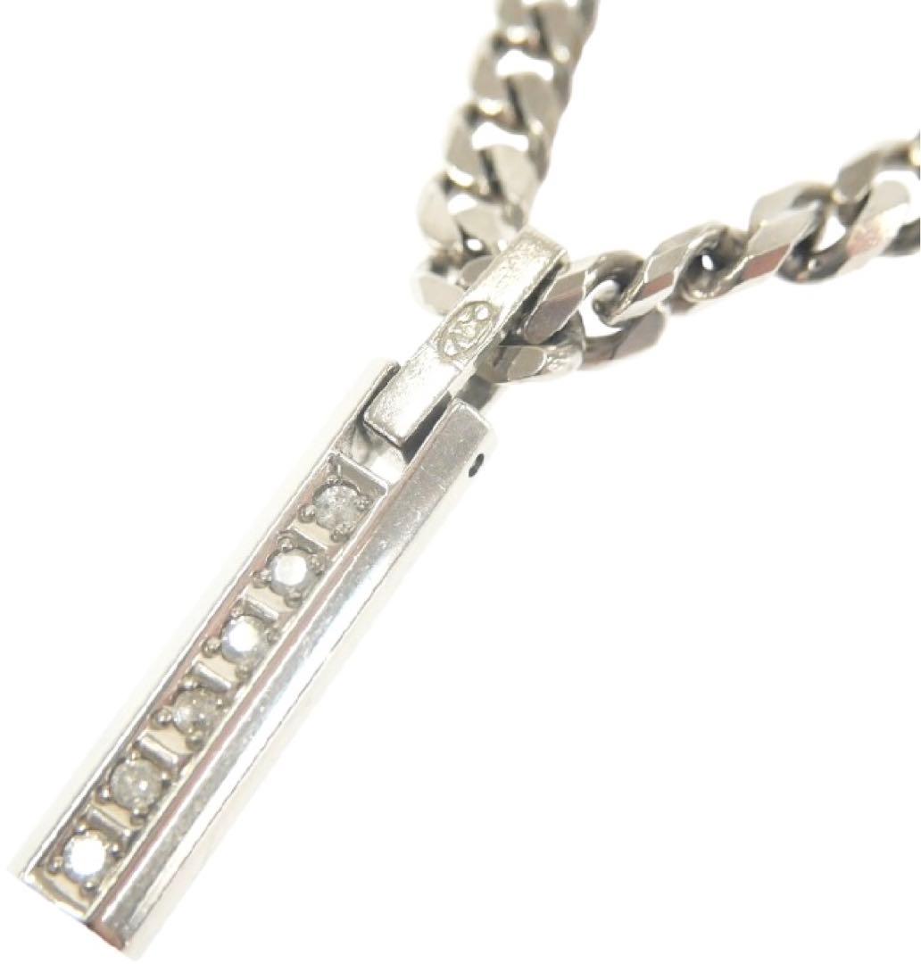 喜平 ネックレス Silvk+32 ゲルマニウム ダイヤモンド K ゴールド