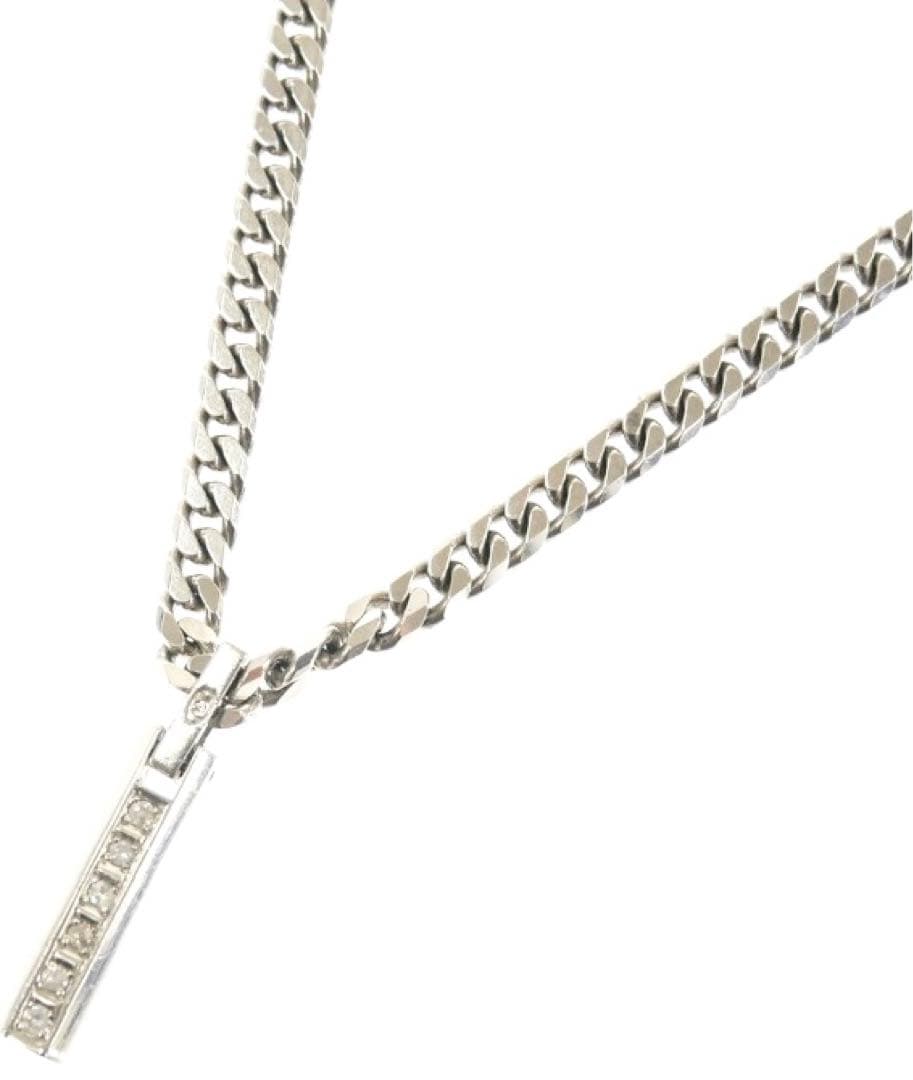 喜平 ネックレス Silvk+32 ゲルマニウム ダイヤモンド K ゴールド