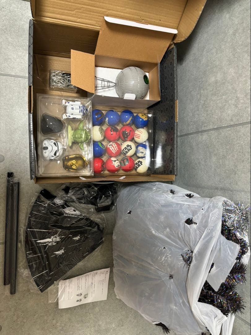 スターウォーズ　クリスマスツリーセット