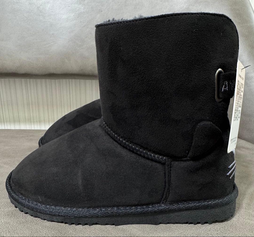 【未使用】ANNA SUI MINI 猫耳ブーツ 黒 22cm 箱無し