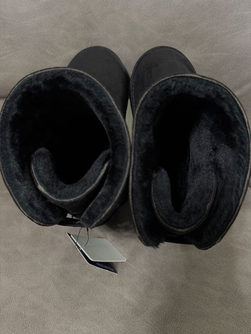 【未使用】ANNA SUI MINI 猫耳ブーツ 黒 22cm 箱無し