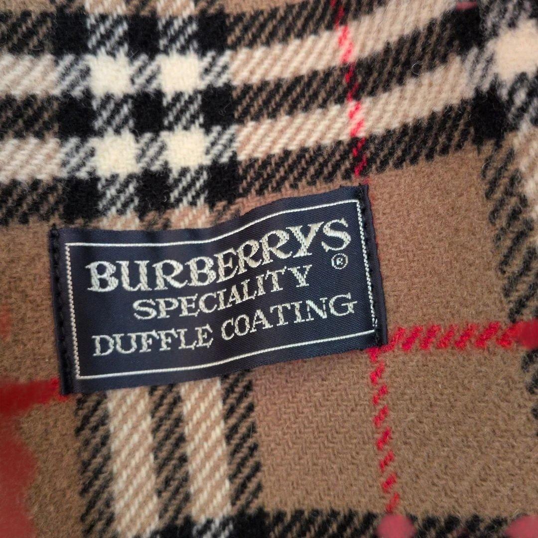 バーバリー　ノバチェック　ダッフルコート ウール キャメル　 L相当　英国製