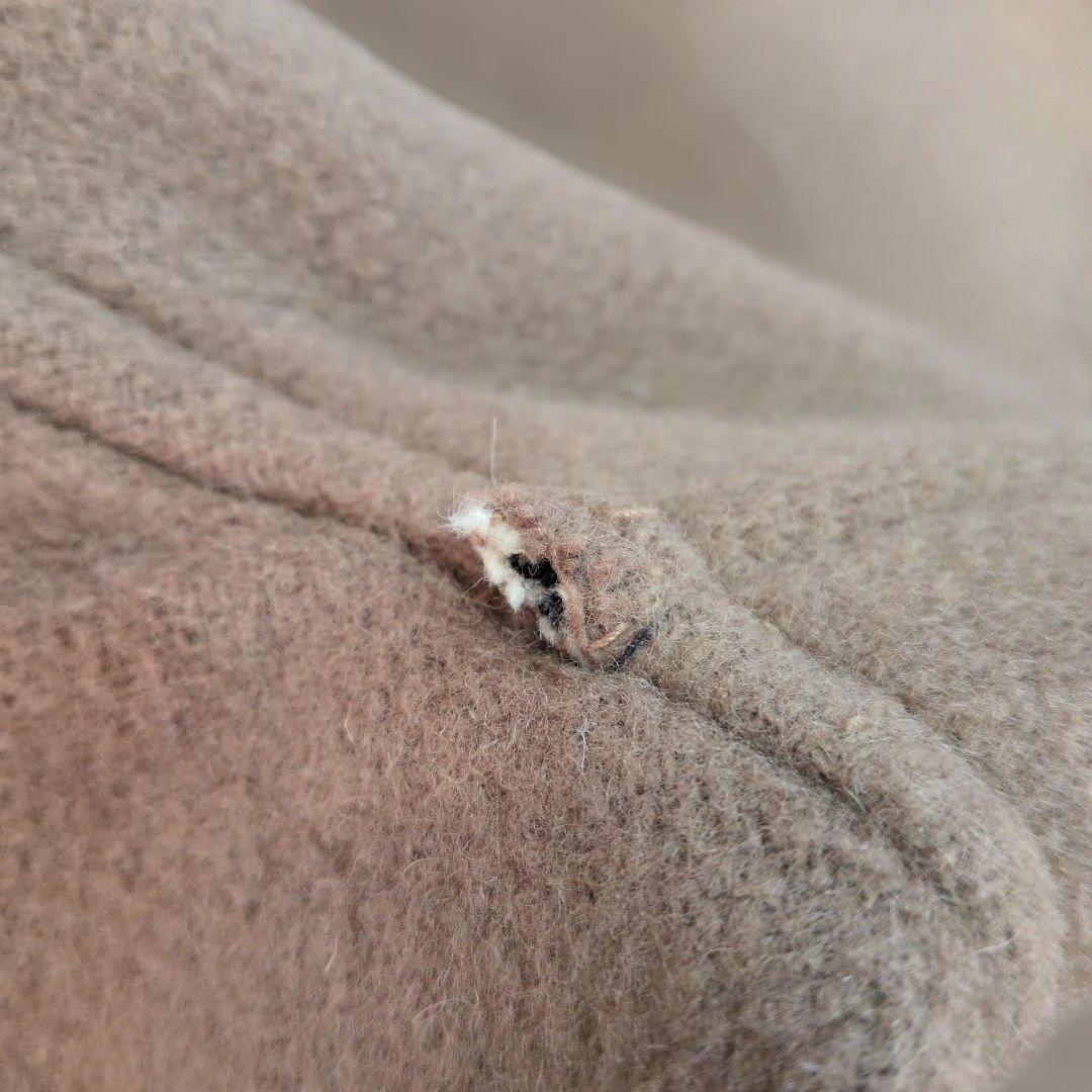 バーバリー　ノバチェック　ダッフルコート ウール キャメル　 L相当　英国製