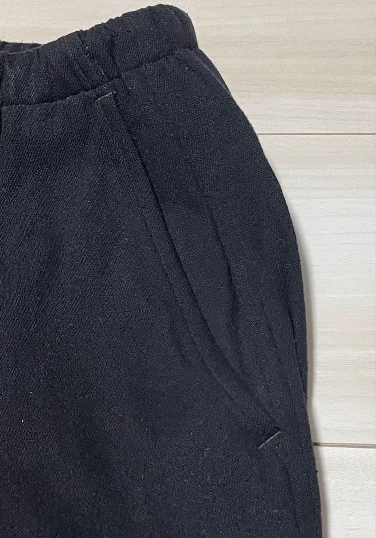 COMOLI シルクネップドローストリングパンツ 1