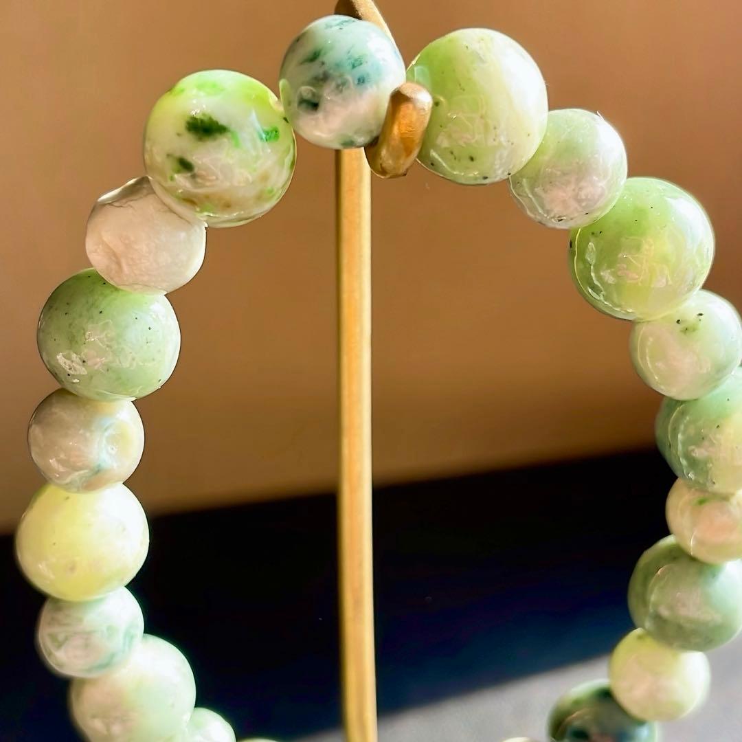 日高翡翠ブレスレット