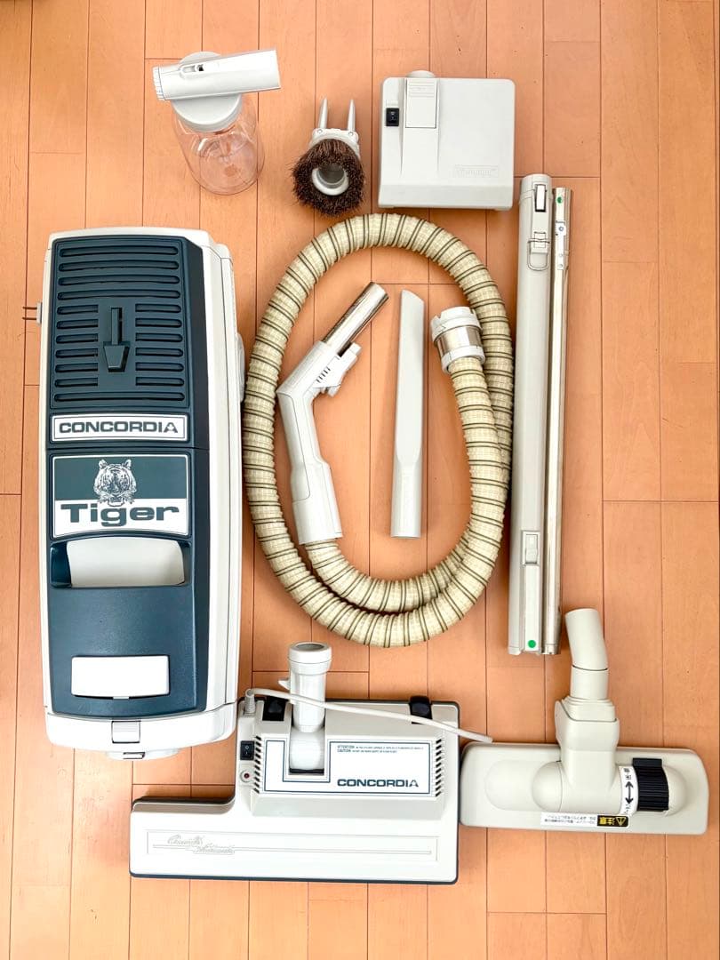 【昭和レトロ】掃除機 CONCORDIAコンコーディア E-2000 取説書付