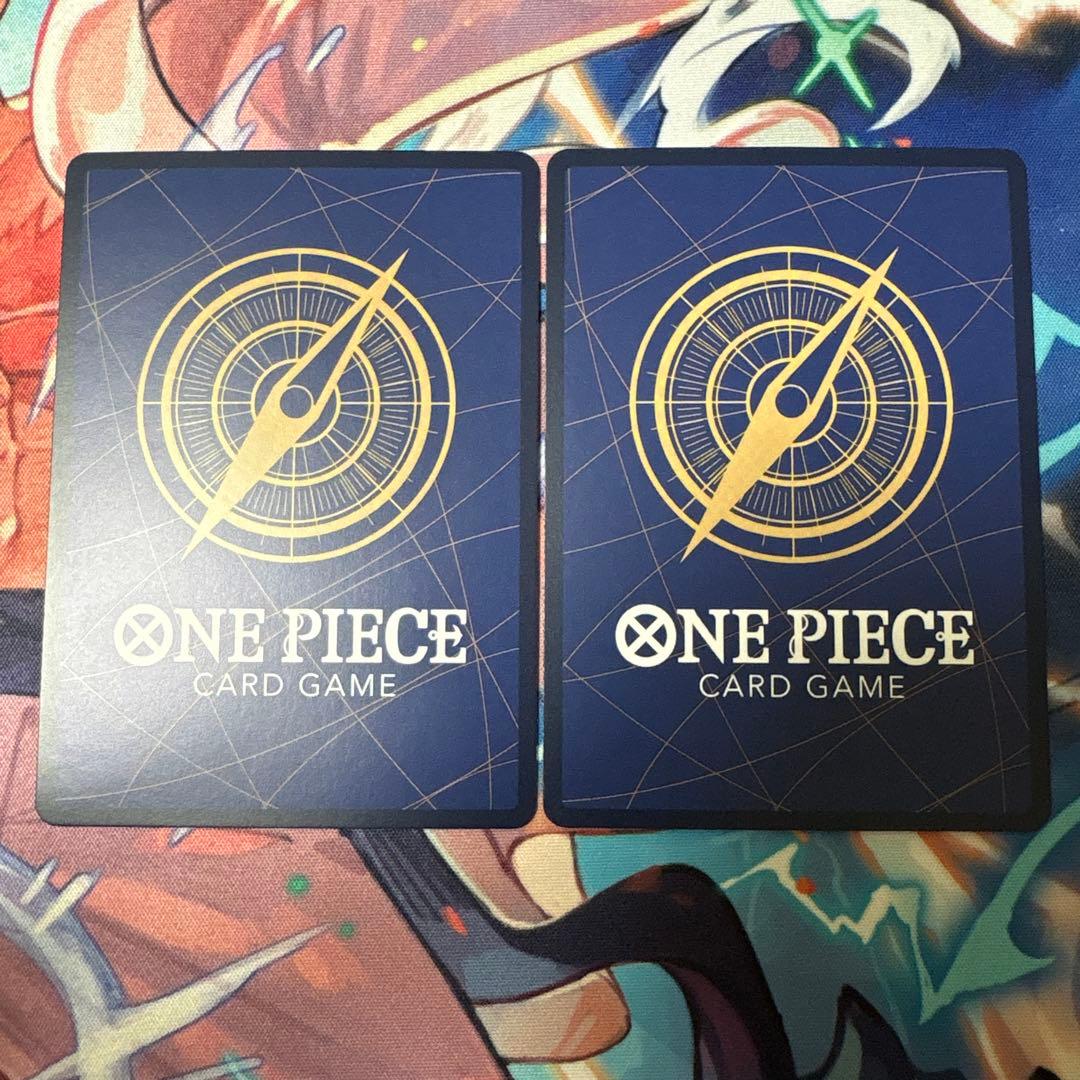 ワンピースカード　オネスティインパクト　実直拳骨　パラレル　2枚　赤黒コビー