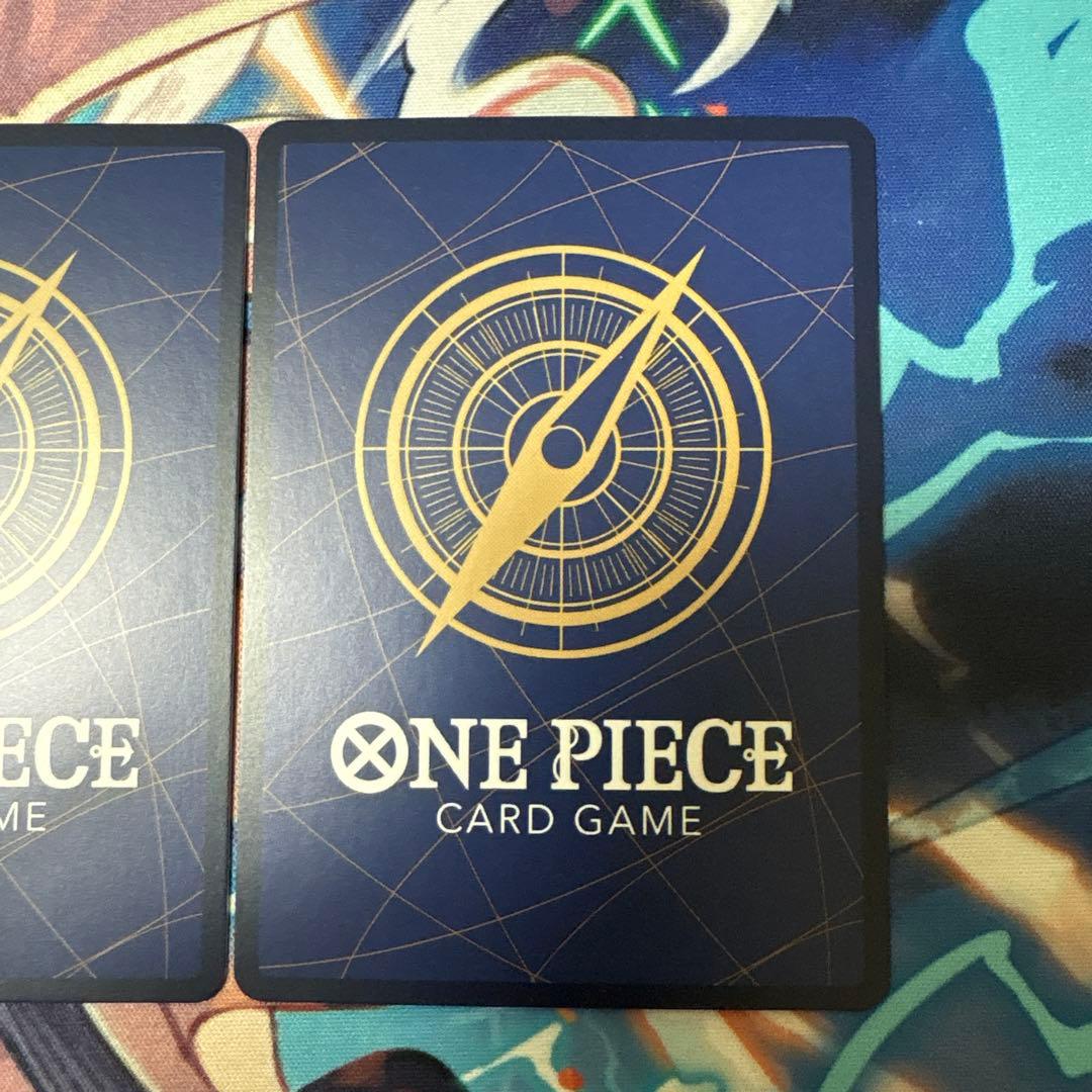 ワンピースカード　オネスティインパクト　実直拳骨　パラレル　2枚　赤黒コビー