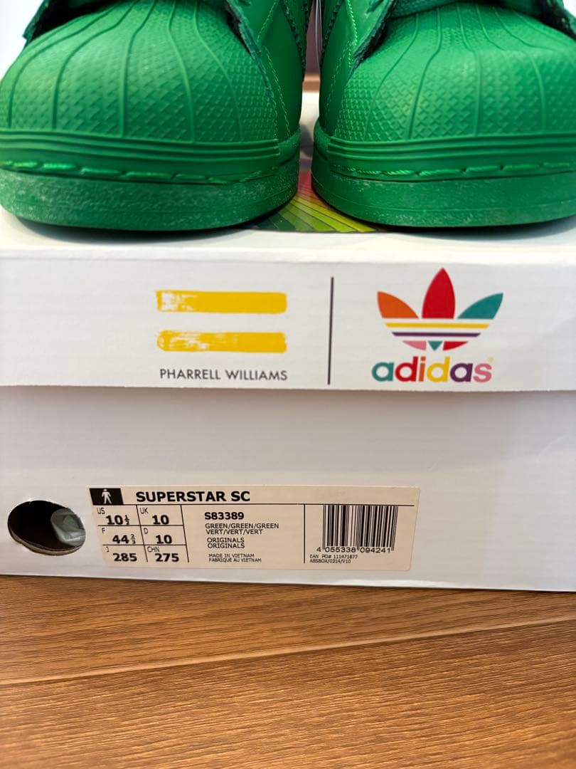靴 adidas Superstar Pharrell Williams 28.5