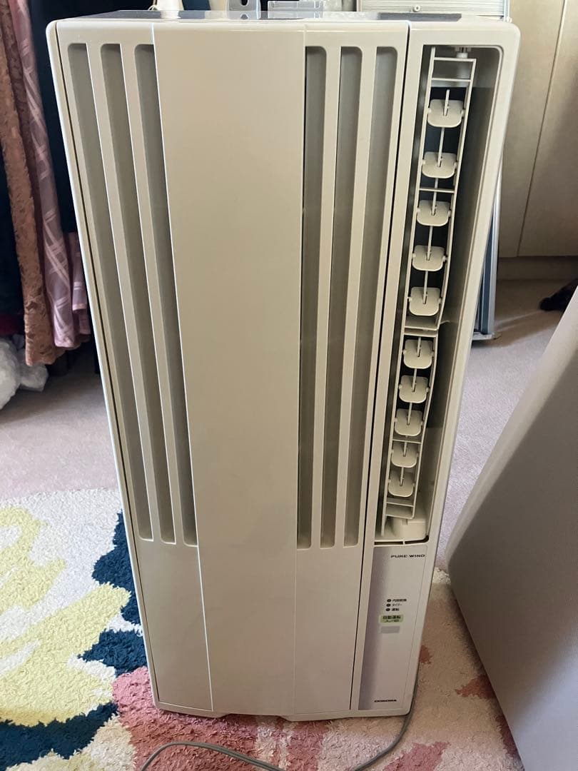 送料無料 コロナ CW-F1619 窓用エアコン 2019年製