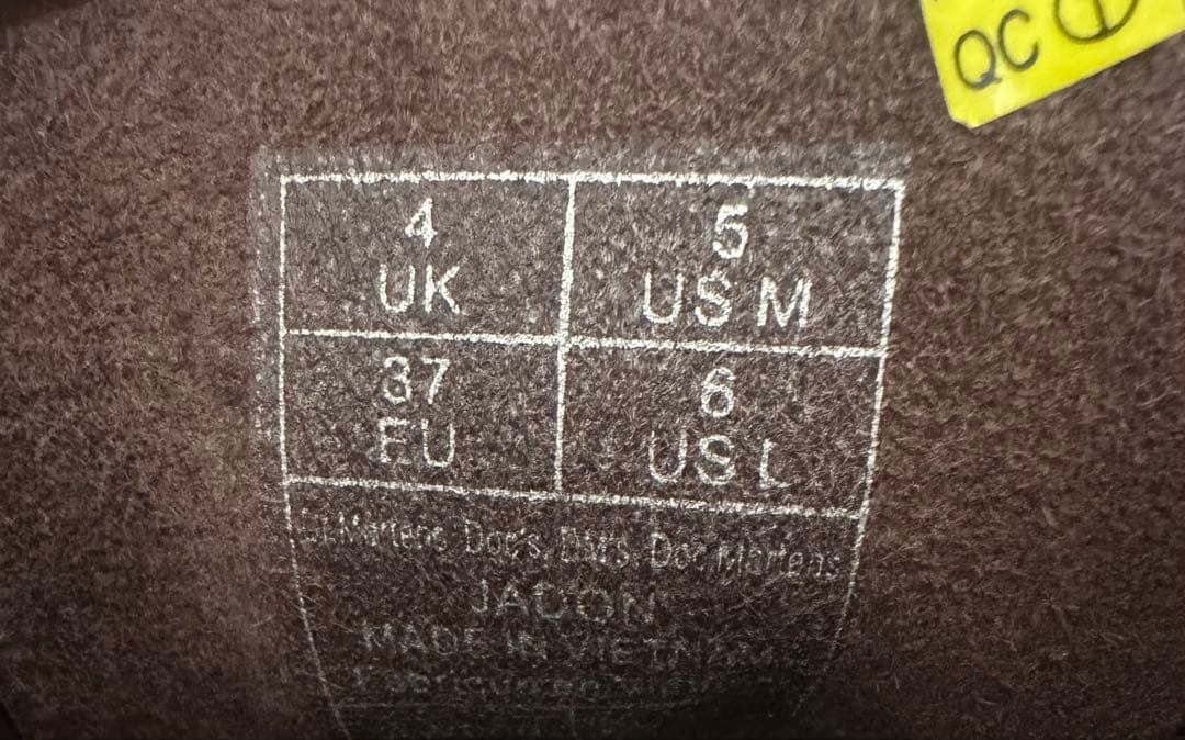 【専用】 ドクターマーチン JADON 8ホール レザーブーツ BURGUNDY