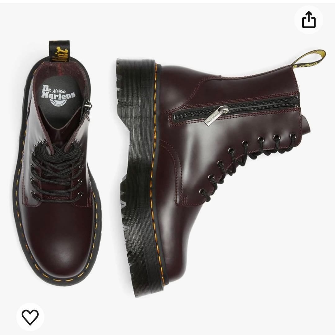 【専用】 ドクターマーチン JADON 8ホール レザーブーツ BURGUNDY