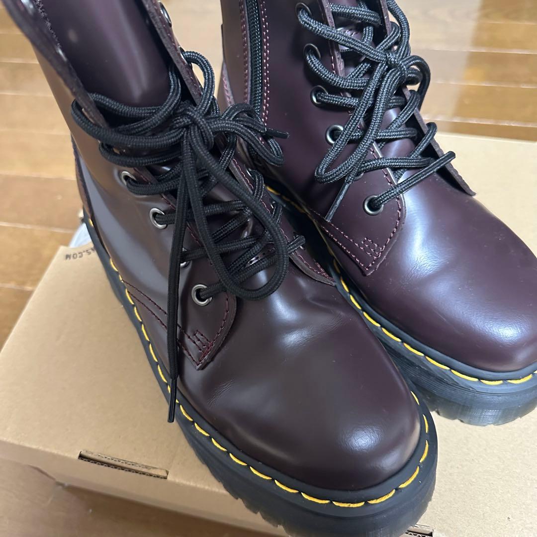 【専用】 ドクターマーチン JADON 8ホール レザーブーツ BURGUNDY