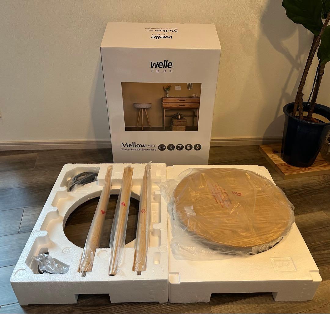 Welle 360°Bluetoothスピーカー Mellow W501T Qi