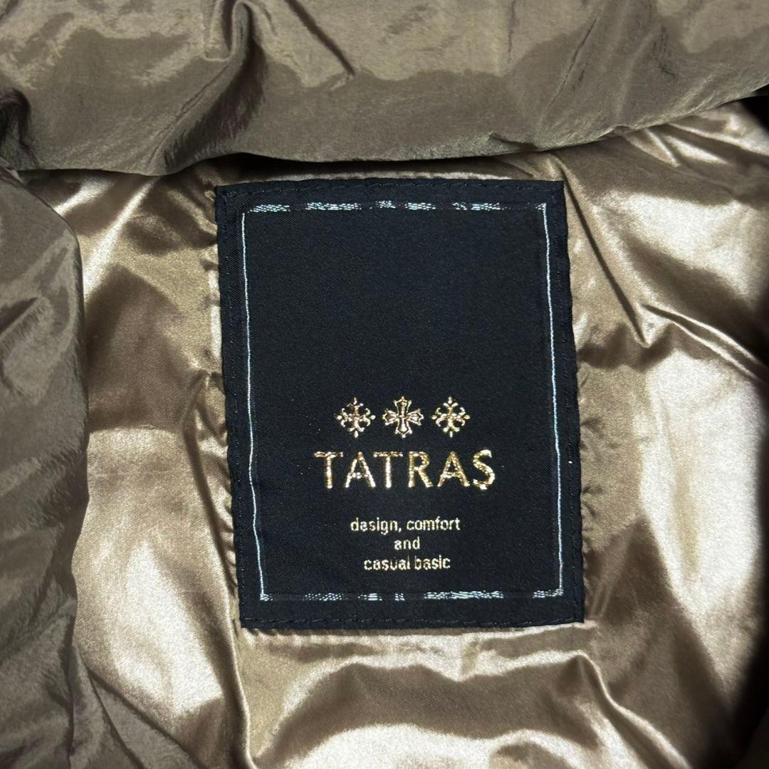 美品 タトラス DESDEMONA ダウンベスト フード ファー キルティング