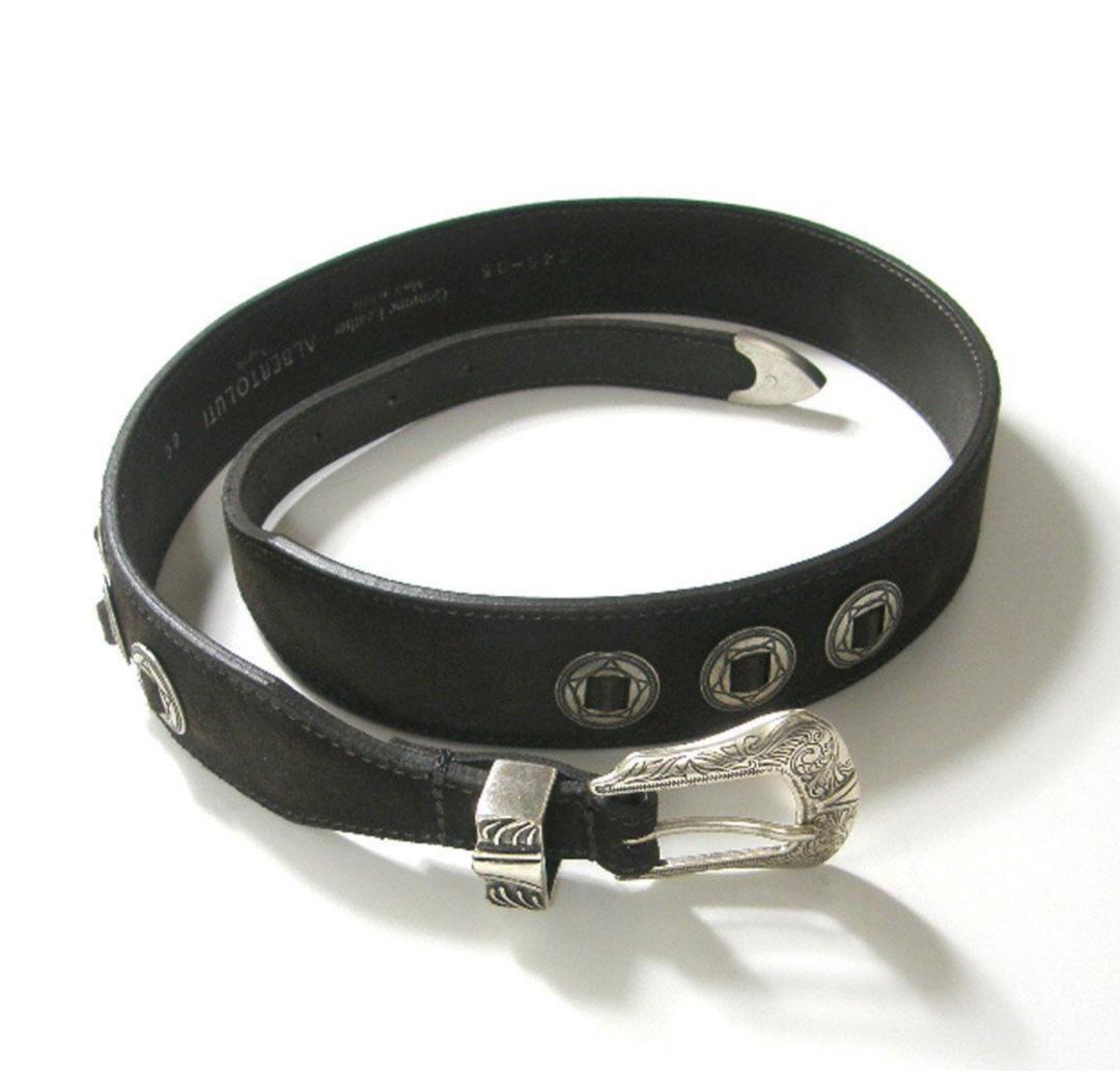 O LUTI コンチョベルト　ブラック　サイズ 85