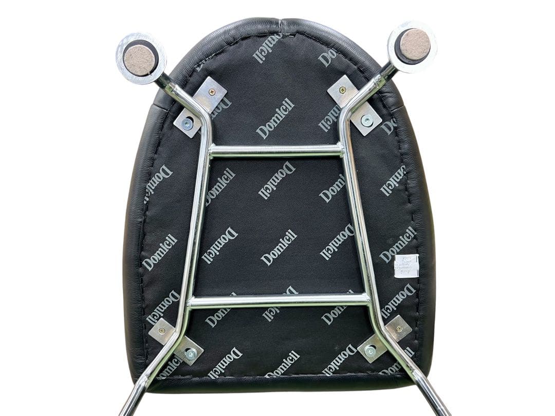 【IDC大塚家具】Domicil ドミシール 黒総革 アームチェア