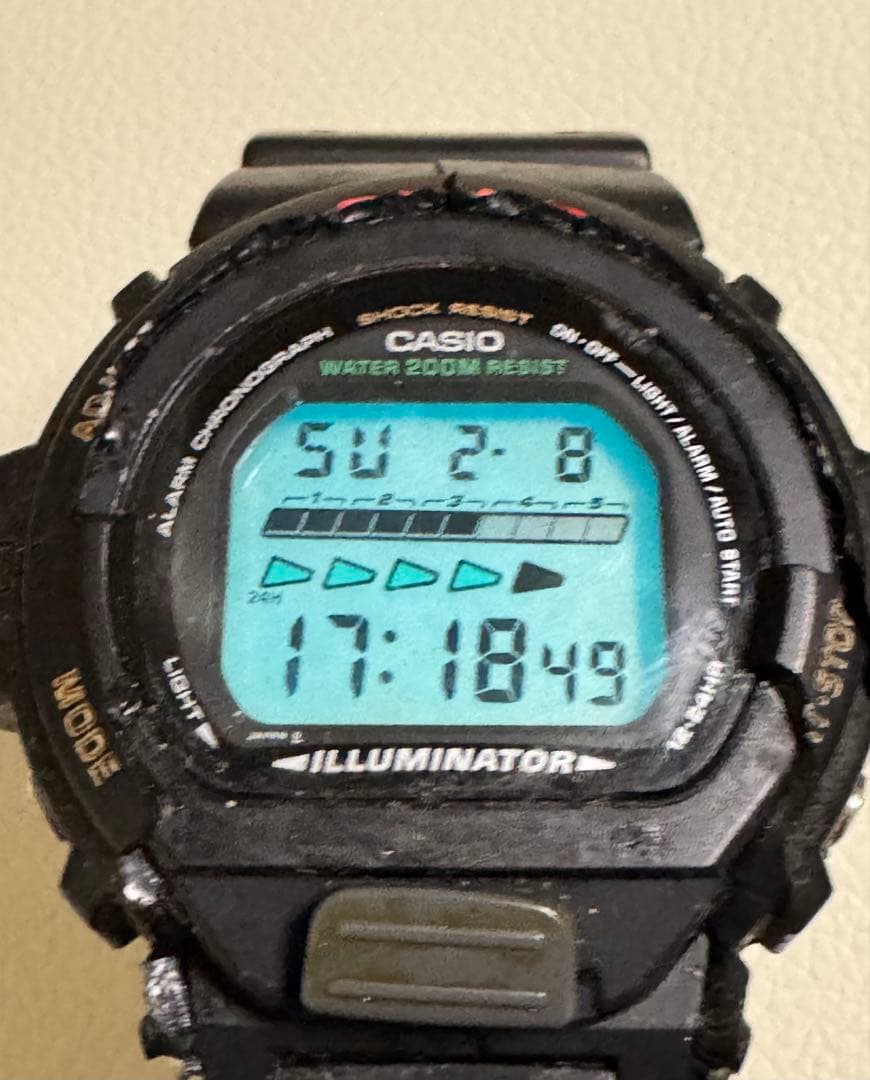 G-SHOCK ジーショック DW-6600S-1V 海外モデル イルミネーター