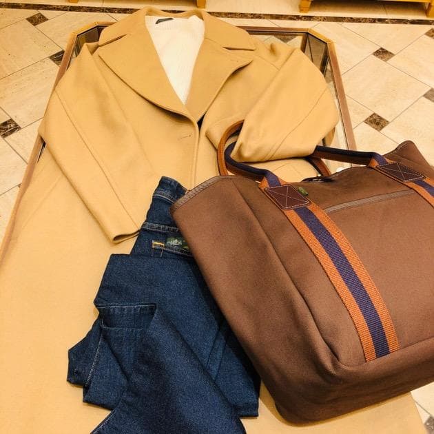 JOHN CHAPMAN オールドトートバッグ ブラウン イギリス製BEAMSF