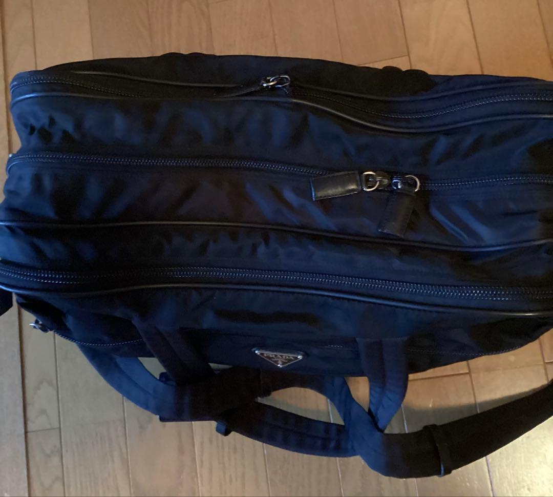美品　プラダビジネスバック　大容量　ショルダー　トート　バック