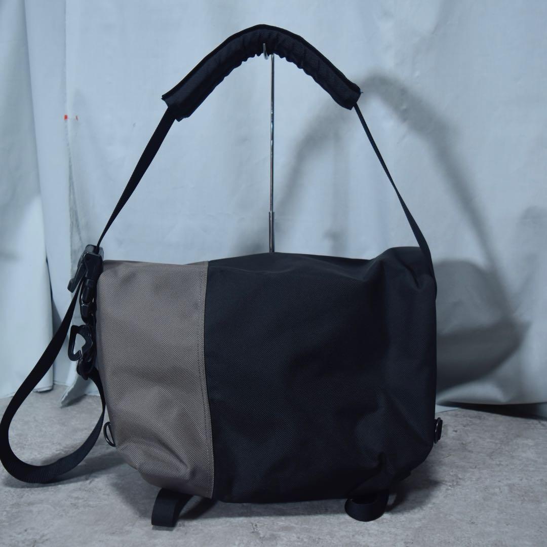 00s y2k TIMBUK2 大型メッセンジャーバッグ ブラック グレー