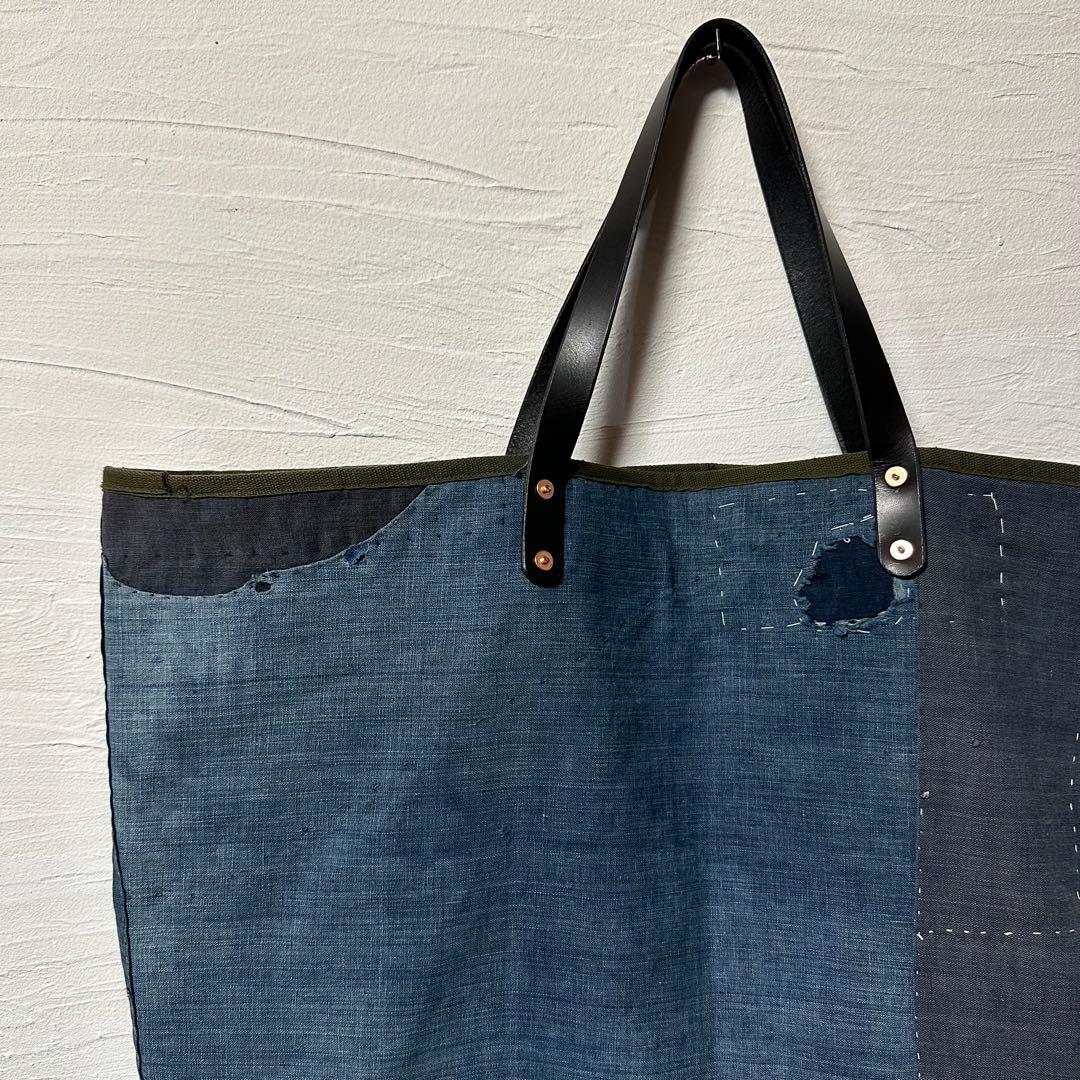 ビンテージ 襤褸 BORO ボロ 刺し子 トートバッグ　RRL ③